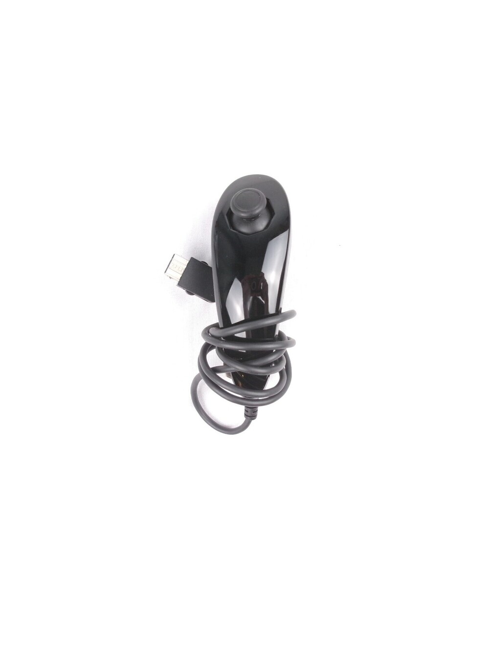 Nintendo Wii Nunchuk Controller Black OEM RVL-004 Genuine Tested